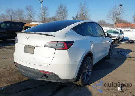 2021 Tesla Model Y Long Range Dual Motor All-Wheel Drive from USA, damaged, VIN 5YJYGDEE7MF202299